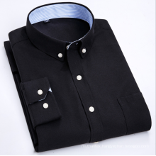 Factory wholesale shirts mens cotton plain oxford dress casual shirts